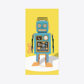 Roboter Retro – 02 – Postkarte – Reana.Design